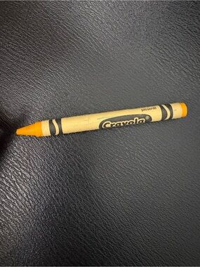 Crayola Orange Wax Crayon Dandelion collectible